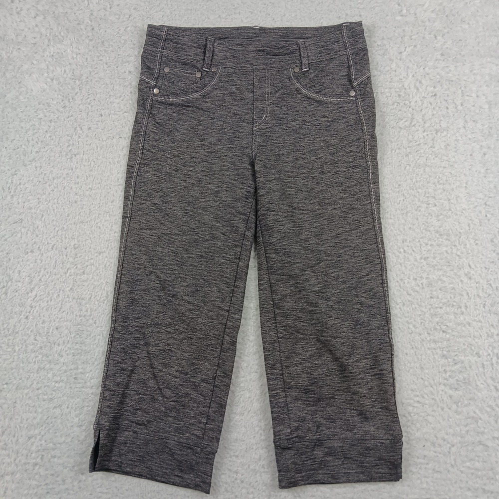 Kuhl Capri Pant Mova Womens 8 Gray Heathered Stretch Active Hiking 08229